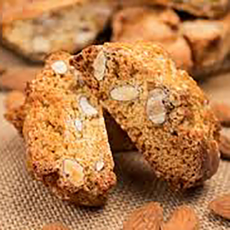 image of quaresimale, hard, sugary almond biscotti